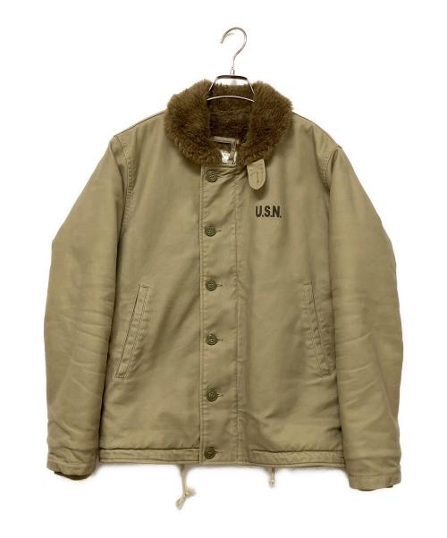 NAVY DEPARTMENT（ネイビーデパートメント）NAVY DEPARTMENT (ネイビーデパートメント) デッキジャケット カーキ サイズ:SIZE Sの古着・服飾アイテム