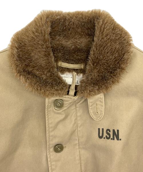 NAVY DEPARTMENT（ネイビーデパートメント）NAVY DEPARTMENT (ネイビーデパートメント) デッキジャケット カーキ サイズ:SIZE Sの古着・服飾アイテム