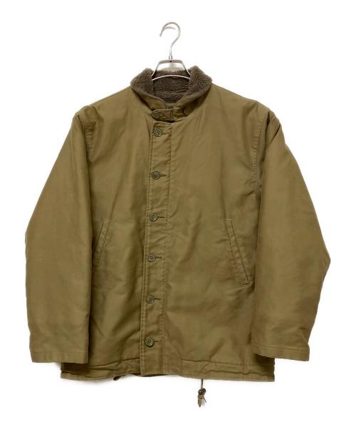 NAVY DEPARTMENT（ネイビーデパートメント）NAVY DEPARTMENT (ネイビーデパートメント) デッキジャケット オリーブ サイズ:Lの古着・服飾アイテム