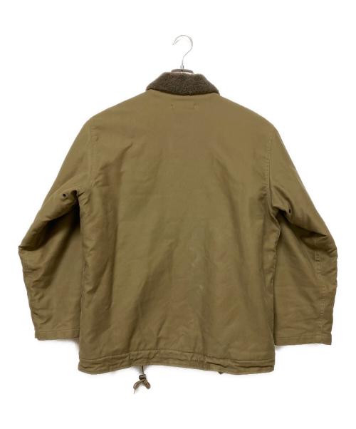 NAVY DEPARTMENT（ネイビーデパートメント）NAVY DEPARTMENT (ネイビーデパートメント) デッキジャケット オリーブ サイズ:Lの古着・服飾アイテム