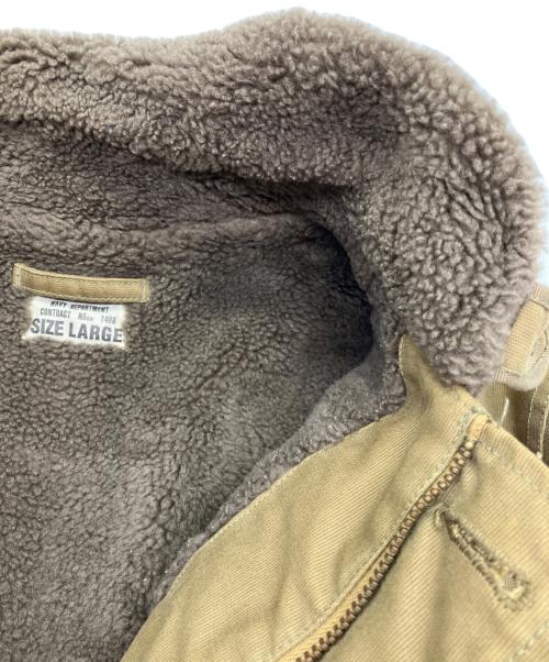 NAVY DEPARTMENT（ネイビーデパートメント）NAVY DEPARTMENT (ネイビーデパートメント) デッキジャケット オリーブ サイズ:Lの古着・服飾アイテム