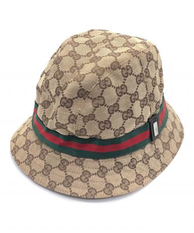 中古・古着通販】GUCCI (グッチ) GGキャンバス バケットハット