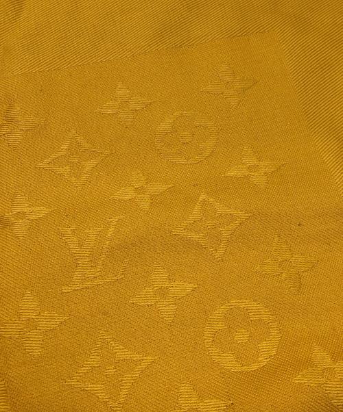 LOUIS VUITTON（ルイ ヴィトン）LOUIS VUITTON (ルイ ヴィトン) モノグラム　ショール イエローの古着・服飾アイテム