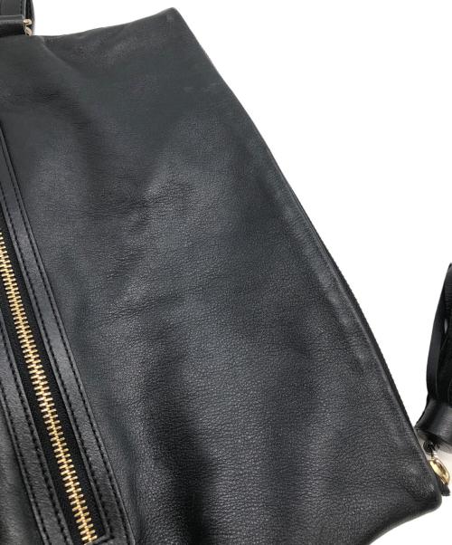 ANYA HINDMARCH（アニヤ・ハインドマーチ）ANYA HINDMARCH (アニヤ・ハインドマーチ) ショルダーバッグ ブラックの古着・服飾アイテム