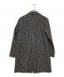 HIROKO KOSHINO (ヒロコ コシノ) チェスターコート ブラック×ホワイト サイズ:40：5000円