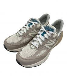 NEW BALANCE（ニューバランス）の古着「U990　スニーカー」｜ベージュ×ホワイト