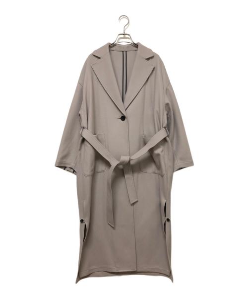 UNITED TOKYO（ユナイテッドトーキョー）UNITED TOKYO (ユナイテッドトーキョー) ウールベルテッドライトコート グレー サイズ:SIZE0の古着・服飾アイテム