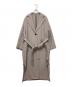 UNITED TOKYO（ユナイテッドトーキョー）の古着「ウールベルテッドライトコート」｜グレー