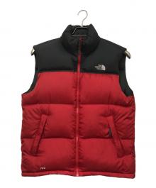 THE NORTH FACE（ザ ノース フェイス）の古着「ダウンベスト」｜レッド×ブラック