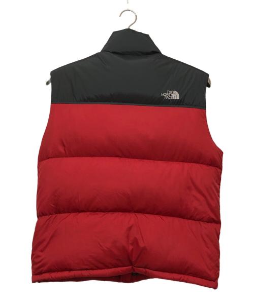 THE NORTH FACE（ザ ノース フェイス）THE NORTH FACE (ザ ノース フェイス) ダウンベスト レッド×ブラック サイズ:SIZE Mの古着・服飾アイテム