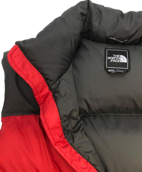 THE NORTH FACE（ザ ノース フェイス）THE NORTH FACE (ザ ノース フェイス) ダウンベスト レッド×ブラック サイズ:SIZE Mの古着・服飾アイテム