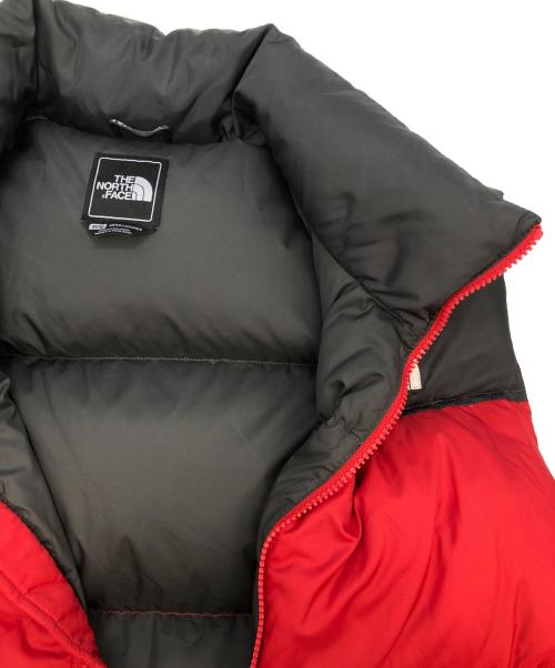 THE NORTH FACE（ザ ノース フェイス）THE NORTH FACE (ザ ノース フェイス) ダウンベスト レッド×ブラック サイズ:SIZE Mの古着・服飾アイテム