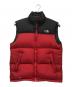 THE NORTH FACE（ザ ノース フェイス）の古着「ダウンベスト」｜レッド×ブラック