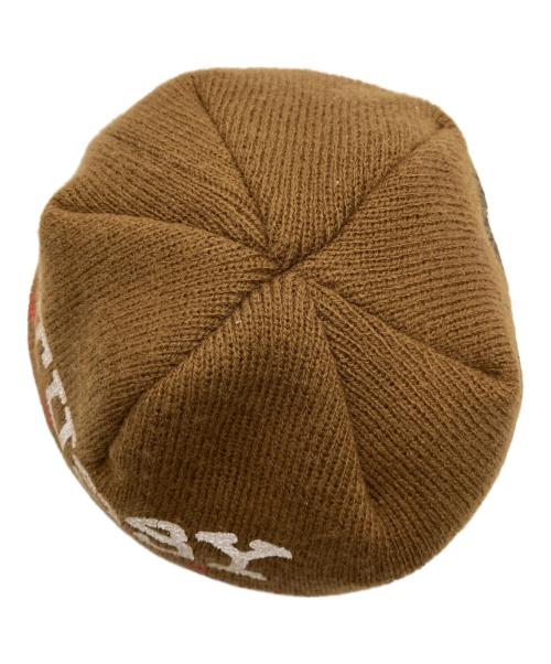 stussy（ステューシー）stussy (ステューシー) ニット帽 ブラウン サイズ:57の古着・服飾アイテム