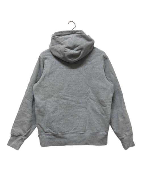 SUPREME（シュプリーム）Supreme (シュプリーム) Doves Hooded Sweatshirt　プルオーバーパーカー グレー×ブラウン サイズ:SIZE Sの古着・服飾アイテム