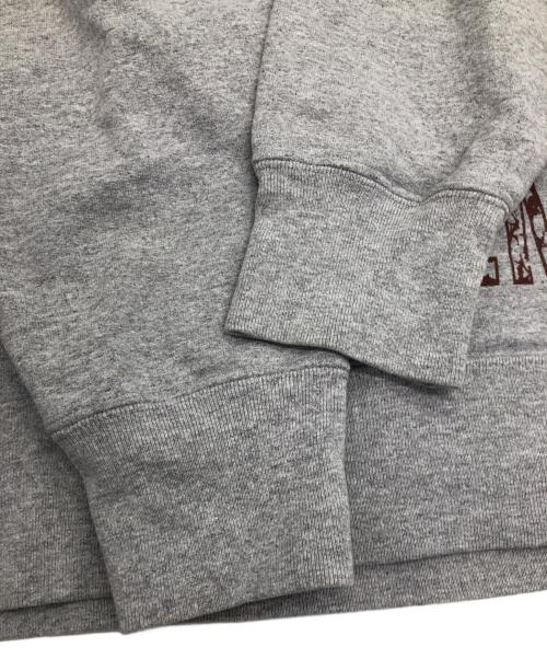 SUPREME（シュプリーム）Supreme (シュプリーム) Doves Hooded Sweatshirt　プルオーバーパーカー グレー×ブラウン サイズ:SIZE Sの古着・服飾アイテム