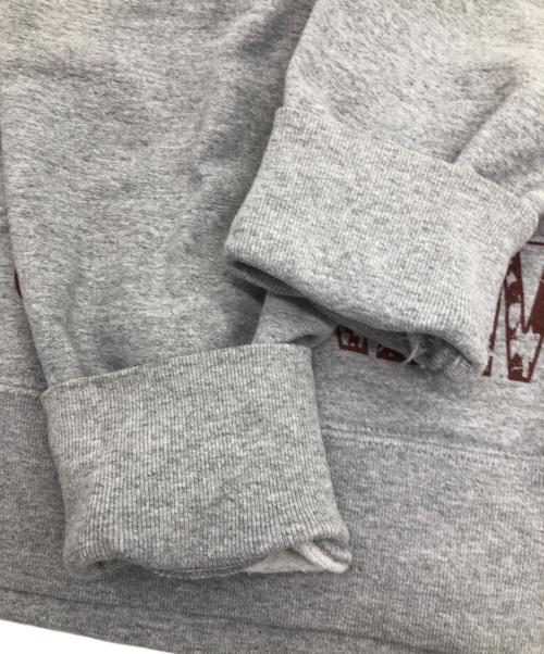 SUPREME（シュプリーム）Supreme (シュプリーム) Doves Hooded Sweatshirt　プルオーバーパーカー グレー×ブラウン サイズ:SIZE Sの古着・服飾アイテム