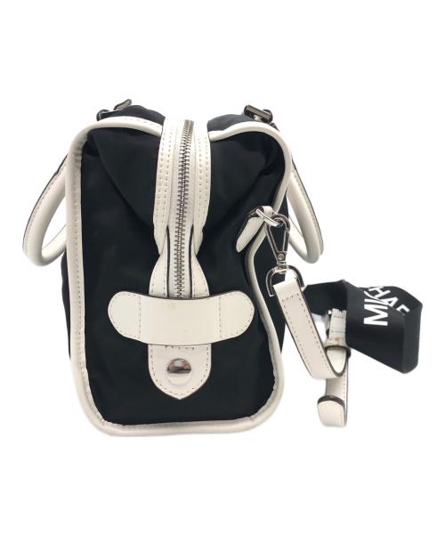 MICHAEL KORS（マイケル・コース）MICHAEL KORS (マイケル・コース) 2WAYバッグ ブラック×ホワイトの古着・服飾アイテム