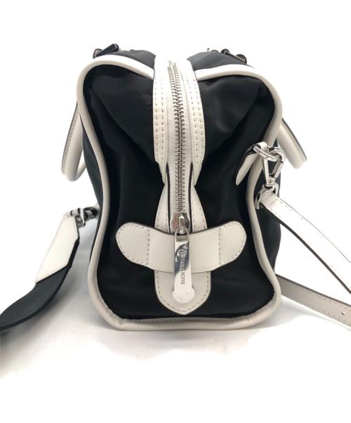 MICHAEL KORS（マイケル・コース）MICHAEL KORS (マイケル・コース) 2WAYバッグ ブラック×ホワイトの古着・服飾アイテム