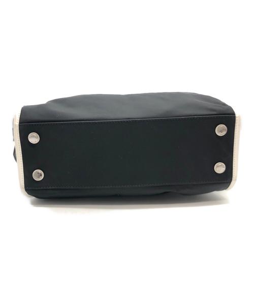 MICHAEL KORS（マイケル・コース）MICHAEL KORS (マイケル・コース) 2WAYバッグ ブラック×ホワイトの古着・服飾アイテム