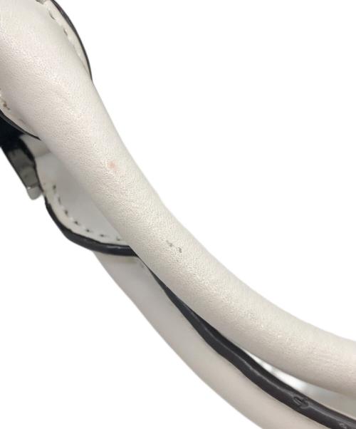 MICHAEL KORS（マイケル・コース）MICHAEL KORS (マイケル・コース) 2WAYバッグ ブラック×ホワイトの古着・服飾アイテム