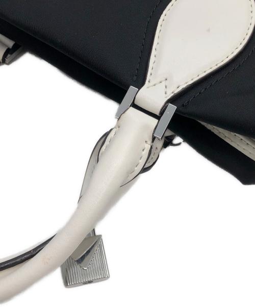 MICHAEL KORS（マイケル・コース）MICHAEL KORS (マイケル・コース) 2WAYバッグ ブラック×ホワイトの古着・服飾アイテム