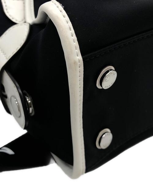 MICHAEL KORS（マイケル・コース）MICHAEL KORS (マイケル・コース) 2WAYバッグ ブラック×ホワイトの古着・服飾アイテム