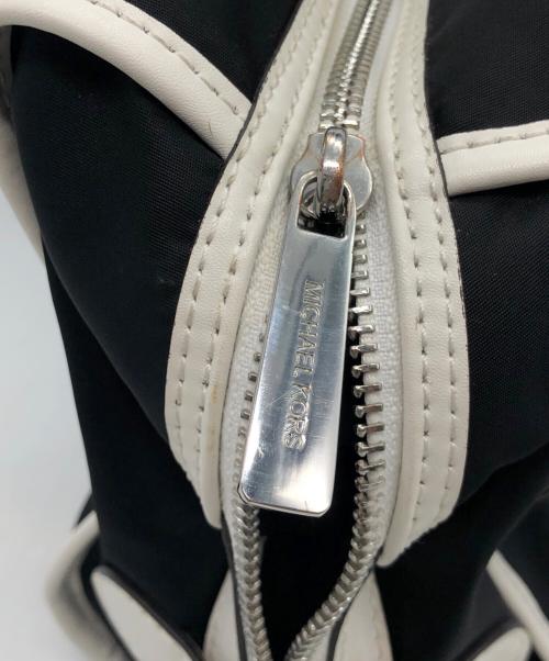 MICHAEL KORS（マイケル・コース）MICHAEL KORS (マイケル・コース) 2WAYバッグ ブラック×ホワイトの古着・服飾アイテム
