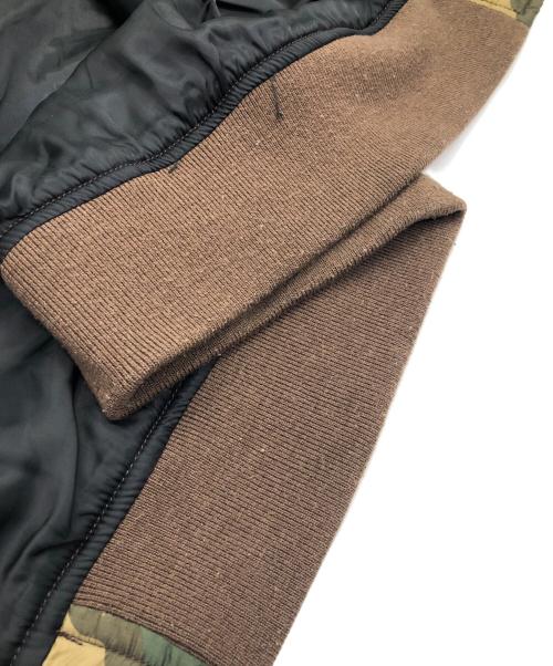 AVIREX（アヴィレックス）AVIREX (アヴィレックス) 中綿フライトジャケット グリーン×ブラウン サイズ:SIZE Mの古着・服飾アイテム