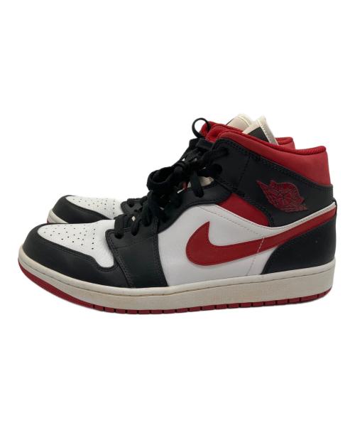 NIKE（ナイキ）NIKE (ナイキ) Air Jordan 1 Mid　ハイカットスニーカー ブラック×ホワイト サイズ:SIZE 30cmの古着・服飾アイテム