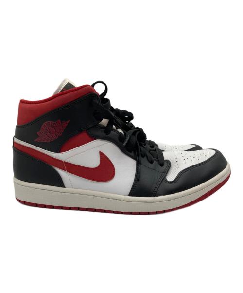 NIKE（ナイキ）NIKE (ナイキ) Air Jordan 1 Mid　ハイカットスニーカー ブラック×ホワイト サイズ:SIZE 30cmの古着・服飾アイテム