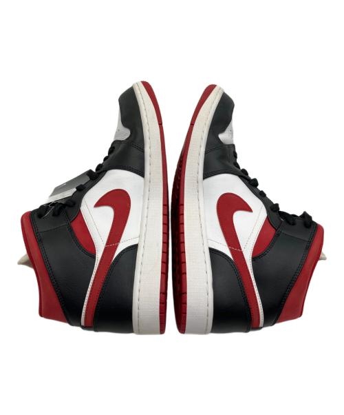 NIKE（ナイキ）NIKE (ナイキ) Air Jordan 1 Mid　ハイカットスニーカー ブラック×ホワイト サイズ:SIZE 30cmの古着・服飾アイテム