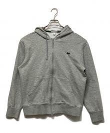 LACOSTE（ラコステ）の古着「ジップパーカー」｜グレー