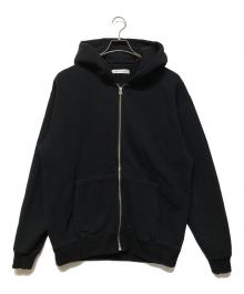 RHC Ron Herman（アールエイチシー ロンハーマン）の古着「Basic Sweat Zip Hoodie　ジップパーカー」｜ブラック