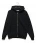 RHC Ron Herman（アールエイチシー ロンハーマン）の古着「Basic Sweat Zip Hoodie　ジップパーカー」｜ブラック