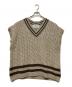 oldderby Knitwear（オールドダービーニットウェア）の古着「ニットベスト」｜ベージュ