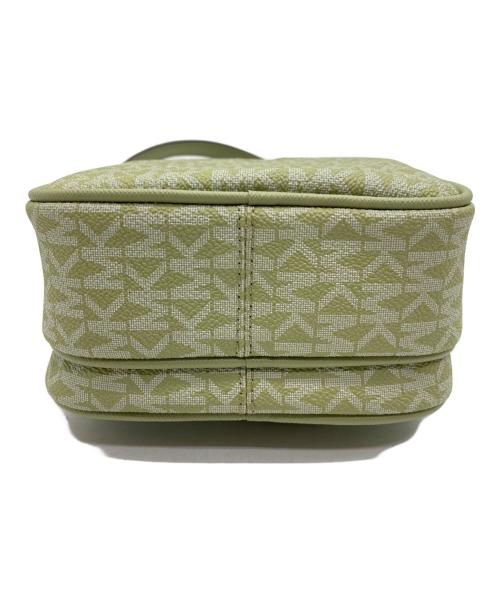 MICHAEL KORS（マイケル・コース）MICHAEL KORS (マイケル・コース) ショルダーバッグ グリーン×ホワイトの古着・服飾アイテム