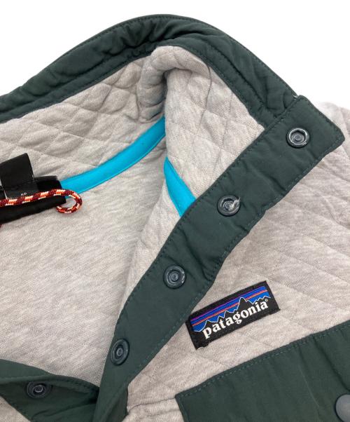 Patagonia（パタゴニア）Patagonia (パタゴニア) コットンキルトスナップTプルオーバー グレー サイズ:XSの古着・服飾アイテム