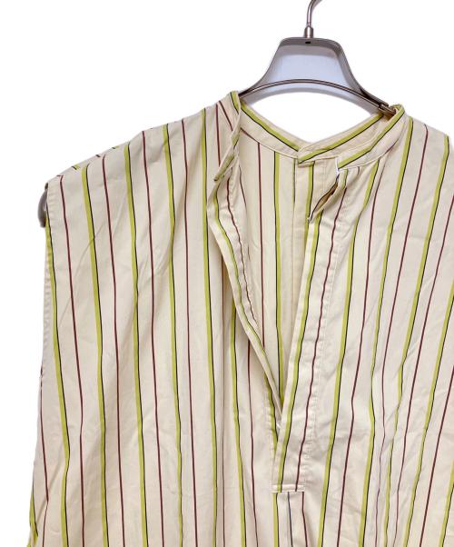 ticca（ティッカ）ticca (ティッカ) ノースリーブワンピース ベージュ×ブラウン×グリーン サイズ:SIZE Freeの古着・服飾アイテム