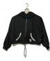 AVIREX（アヴィレックス）の古着「メッシュジップジャケット」｜ブラック