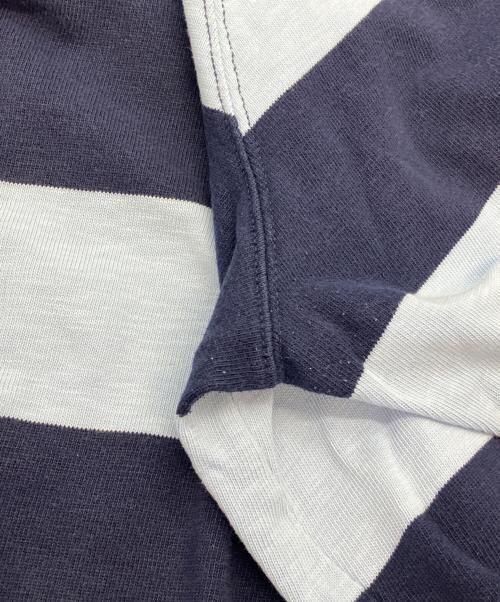 POLO RALPH LAUREN（ポロ・ラルフローレン）POLO RALPH LAUREN (ポロ・ラルフローレン) ラガーシャツ スカイブルー×ブルー サイズ: XLの古着・服飾アイテム