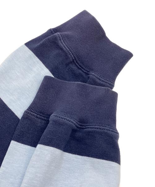 POLO RALPH LAUREN（ポロ・ラルフローレン）POLO RALPH LAUREN (ポロ・ラルフローレン) ラガーシャツ スカイブルー×ブルー サイズ: XLの古着・服飾アイテム