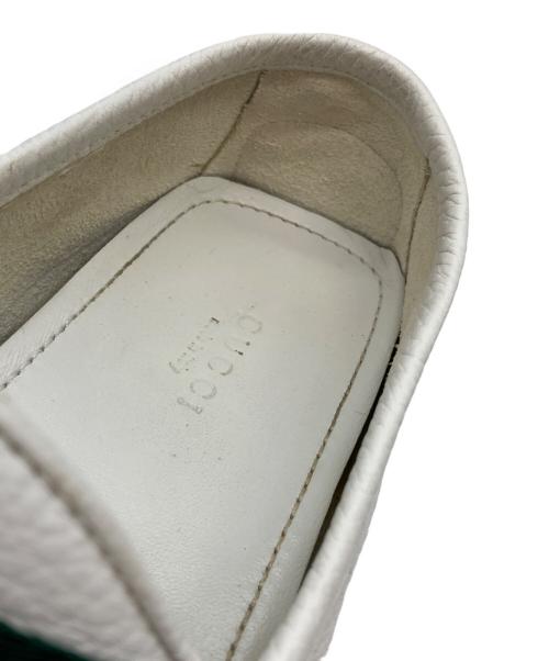 GUCCI（グッチ）GUCCI (グッチ) ドライビングシューズ ホワイト サイズ:SIZE 37 1/2の古着・服飾アイテム