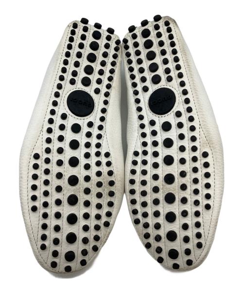 GUCCI（グッチ）GUCCI (グッチ) ドライビングシューズ ホワイト サイズ:SIZE 37 1/2の古着・服飾アイテム