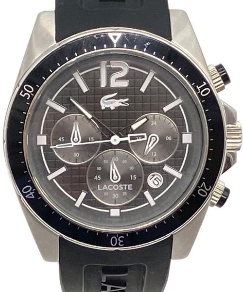 LACOSTE（ラコステ）LACOSTE (ラコステ) クロノグラフ ブラックの古着・服飾アイテム