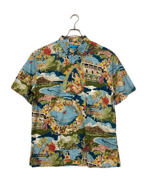 TORI RICHERD（トリ リチャード）TORI RICHERD (トリ リチャード) BOAT DAY ALOHA ブルー サイズ:XLの古着・服飾アイテム