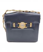 GIANNI VERSACEジャンニ・ヴェルサーチ）の古着「チェーンショルダーバッグ」｜ブラック