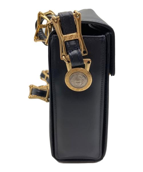 GIANNI VERSACE（ジャンニ・ヴェルサーチ）GIANNI VERSACE (ジャンニ・ヴェルサーチ) チェーンショルダーバッグ ブラックの古着・服飾アイテム