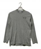Y-3ワイスリー）の古着「CLASSIC CHEST LOGO LS TEE」｜グレー