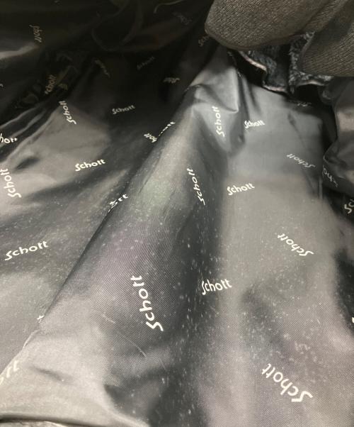 Schott（ショット）Schott (ショット) ボアライナー付シングルライダースレザージャケット ブラック サイズ:40の古着・服飾アイテム